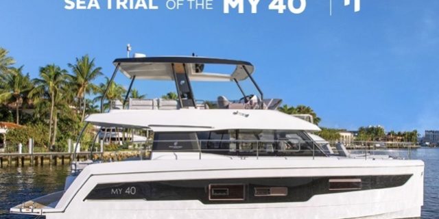 MY 40 sea trial